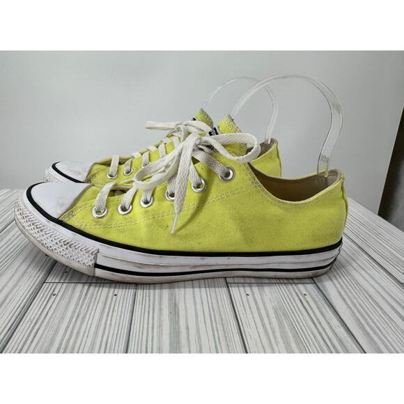 Converse Soft‎ Yellow Low Top Lace-Up Sneakers Men’s 7 Women’s 9 Casual Shoes - Picture 6 of 8